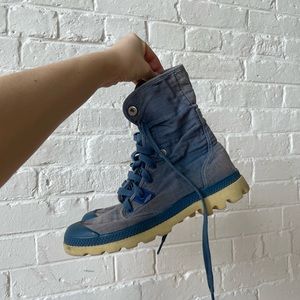 Blue palladium boots